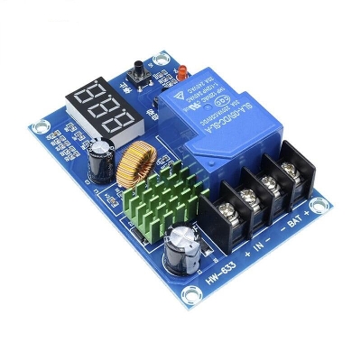 Picture of HW-633 V.3 633 Battery Charger Control Module DC12-24V Lithium Battery Charging Control Switches Protection Board Lead Ac-id Battery Mini Fans Battery - 129470054