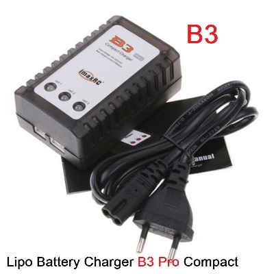 Picture of B3 Pro Compact AC 220V To 7.4V 11.1V 2S 3S Battery 10W Balance Battery Chargers I.M.A.X B3 Adapters For Charging Lithium LiPo Batteries - Multi Plug - Multi Plug