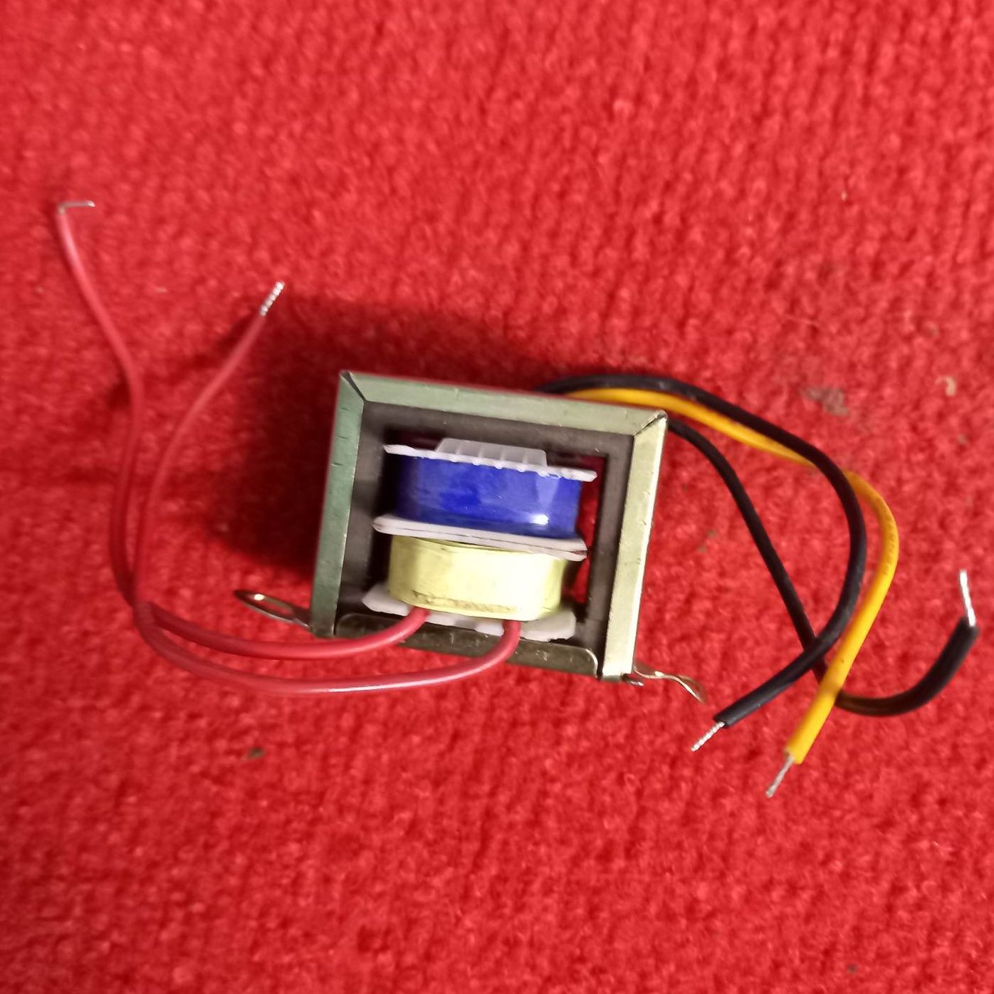 Picture of 600mA 12V Transformer 12V-0-12V 0.6A Input AC 220V 50Hz Output DC 12 Volt 600mA Step Down Transformers For Power Supplies Adapters Electronics Project DIY