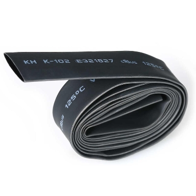 Picture of 2 Gauge- 10mm Heat Shrink Tube 10mm BLACK Heatshrink Tubing Shrinkable Wrap Wire Cables Sleeve Set Heat Shrink Φ10mm Wire DIY Connector Repairs