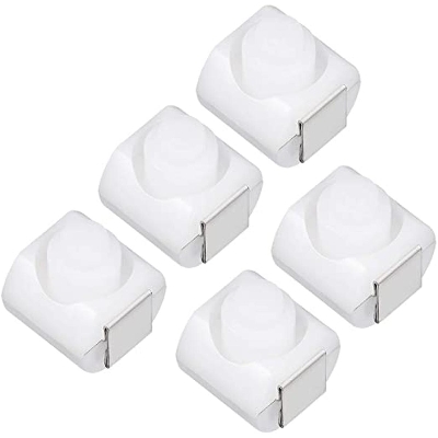 Picture of 3Pcs- Y14 WHITE Color Momentary Push Button Switch 30V 1A Y14 Latching Switches For Electric Torch Light Flashlight Switch