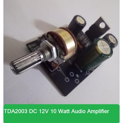 Picture of BANGLADESHI TDA2003 TDA-2003 TDA 2003 Single Power Supply DC 12V 2A 10W Stereo Audio Power Amplifiers Circuit For Single Speakers