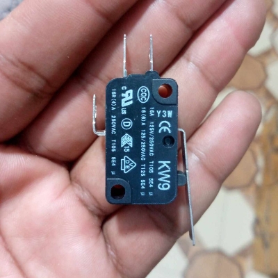 Picture of 3Pcs- 27mm HANDLE Limit Switch 16A 250VAC SPDT 3 Pin 27mm Long Straight Hinge Lever Arm Switches Limit Switch Momentary Push Switch For 3D CNC Machine