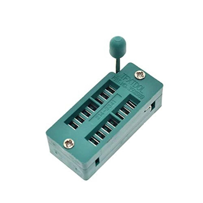 Picture of 14 Pin Universal ZIF Socket 14Pin DIP 14 Pin 2.54mm Pitch IC Chip ZIF Socket Adaptor For Electric Fittings Universal IC Test And Program Switches