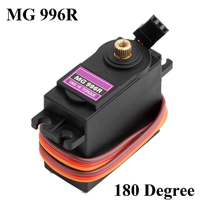 Picture of MG996R MG996 MG-996 180 Degree Servo Motor Large Torque DC 4.8V 7.2V Metal Gear Servo Motor 180° Degree Rotation Standard Quality With Cables Wire For Arduino DIY