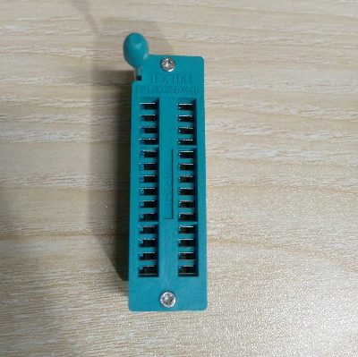 Picture of 28 Pin NARROW Universal ZIF Socket 28Pin DIP 28 Pins 2.54mm Pitch IC Chip ZIF Socket Adaptor For Electric Fittings Universal IC Test And Program Switches