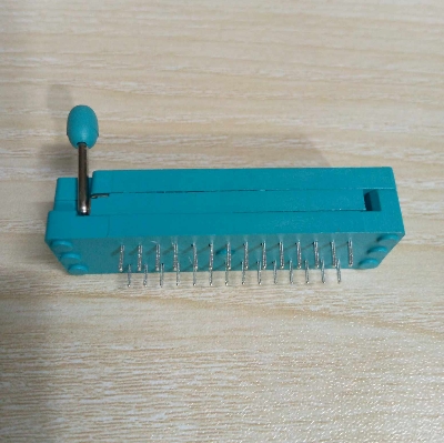 Picture of 28 Pin NARROW Universal ZIF Socket 28Pin DIP 28 Pins 2.54mm Pitch IC Chip ZIF Socket Adaptor For Electric Fittings Universal IC Test And Program Switches