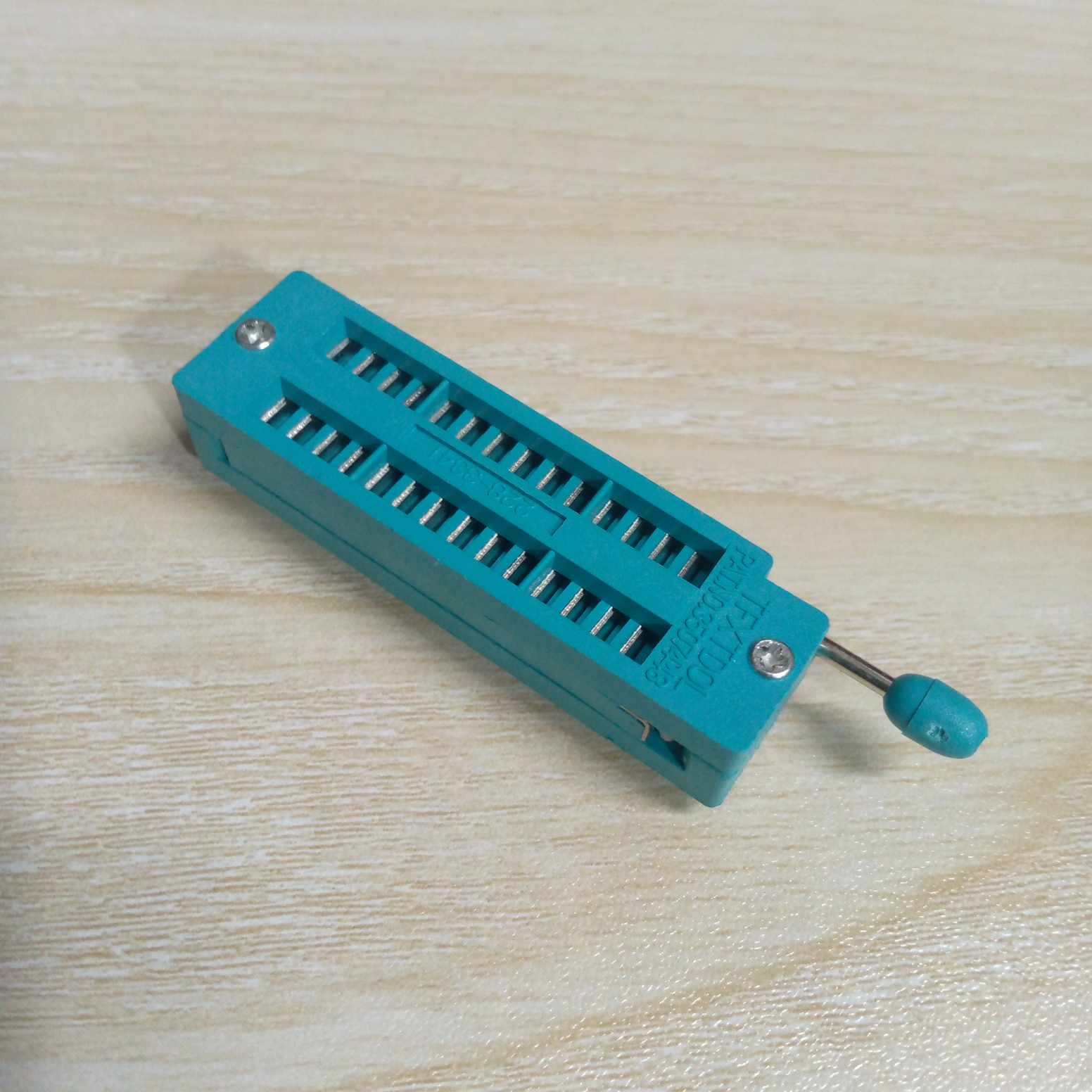 Picture of 28 Pin NARROW Universal ZIF Socket 28Pin DIP 28 Pins 2.54mm Pitch IC Chip ZIF Socket Adaptor For Electric Fittings Universal IC Test And Program Switches