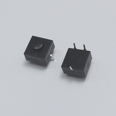 Picture of 10Pcs- BLACK Color 3Pin Momentary Push Button Switches DC 1A 30V Mini 3 Pin Push Switch Latching On Off  Switches For Flashlights Torch Lights
