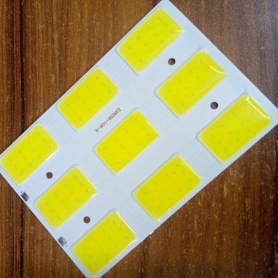 Picture of ZJ8556-108-9 3.7V 9 COB LED WHITE Color 20W Size 85x56mm SMD LED Light