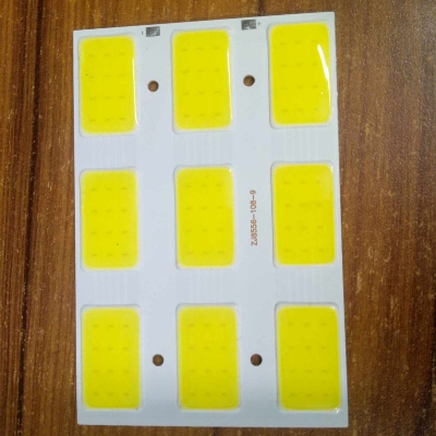 Picture of ZJ8556-108-9 3.7V 9 COB LED WHITE Color 20W Size 85x56mm SMD LED Light