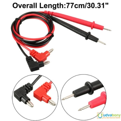 Picture of NORMAL Quality Universal Digital Multimeter Probe Test Leads Pin 1000V For Needle Tip Multi Meter Tester Lead Probe Wire Pen Cables - multi plug