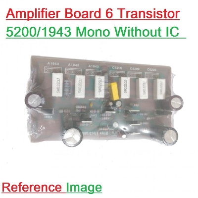 Picture of 6 Transistors Amplifier Circuit Board For 5200 & 1943 IC Mono Amplifiers Board 6 Transistor IC Not Included In This Board Home Entertainment & Amplifiers