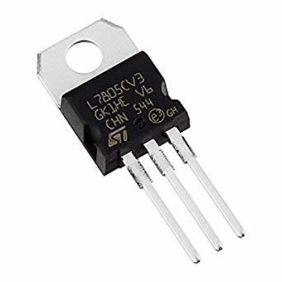 Picture of 2Pcs- CHINESE LM7805 IC LM7805 Voltage Regulator L7805 5V Regulator IC 1.5A 3 Pin Leads TO-220 Package Fixed 5V LM7805CV IC 