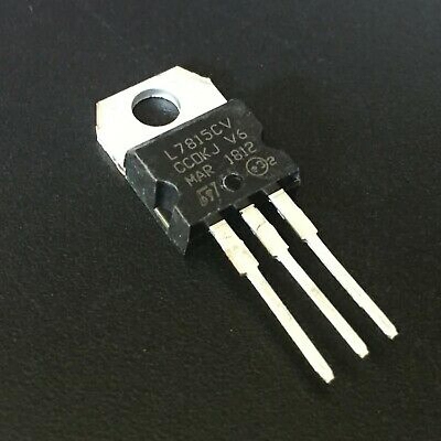 Picture of 2Pcs- CHINESE LM7815 L7815CV L7815 7815 15V 1.5A Voltage Regulator IC 3 Pin TO-220 Package Fixed 15V Positive Voltage Regulator IC Chip Electrical Circuitry & Parts