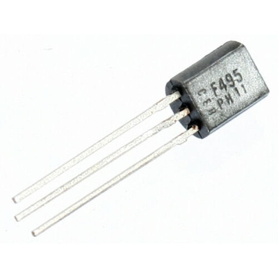 Picture of 5Pcs-A CLASS BF495 BF-495 BF 495 NPN Transistor 20V 30mA 300mW NPN Medium Frequency Transistor TO-92 Package Electrical Circuitry & Parts