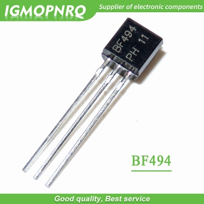 Picture of 5Pcs- CHINESE BF494 BF-494 BF 494 NPN Transistor 30V 30mA 3 Pin Leads NPN Medium Frequency Transistor TO-92 Package