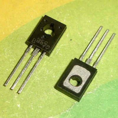 Picture of 5Pcs- 2SD882 2S-D882 D882 882 NPN Transistor 40V 3A 10W 3 Pin Leads Power Transistor TO-126 NPN Transistor