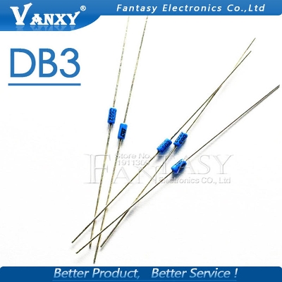 Picture of 10Pcs- DB3 DB-3 DIAC Trigger Diode Bidirectional 2A 28-36V DO-35 Glass Package Diodes 2 Pin Leads