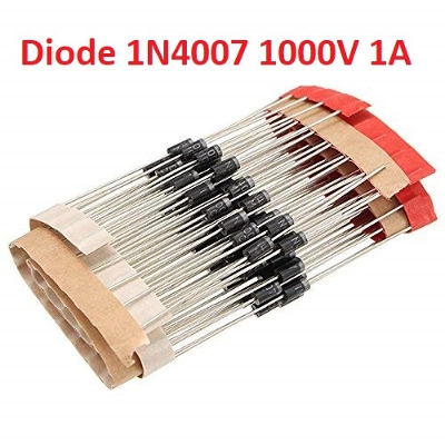Picture of 25Pcs- 1N4007 1N-4007 40071000V 1A General Purpose 2 Pin Leads Rectifier Diode Silicon Junction Diode DO-41 Package