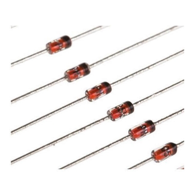 Picture of 25Pcs- 500mW 5.6V 1/2WattZener Diode 0.5W 1/2W 5.6V 1N5232 Through Hole Voltage Regulator Zener Diodes DO-35 DIP 3 Pin Leads