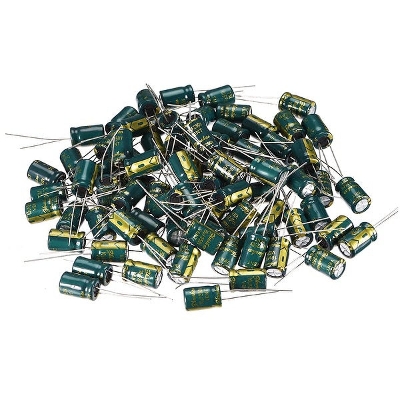 Picture of 5Pcs- 10uF 250V RADIAL Electrolytic Capacitor 10uF 250V Radial Polarized Aluminum Electrolytic Capacitors 2 Pin Leads Connections Leg