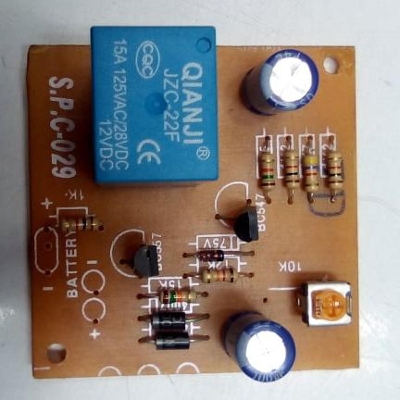 Picture of SINGLE Relay 12V Auto Cut Circuit TOP Quality DC-12V DC12V Single Relay Autocut Circuit VR Adjustable Switches Circuit For DC 12V Battery Protection DIY