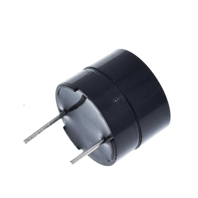 Picture of 3Pcs- BALCK 12mm Diameter Universal Mini Buzzer Piezoelectric 3V 5V 12V Magnetic 85dB Long Continuous Beep Tone Buzzer 2 Pin Leads Connections Leg