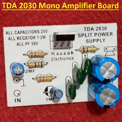 Picture of SINGLE IC UTC 2030A TDA2030 TDA 2030 12V 18W Audio Amplifier Board Circuit TO-220-5 Package 18Watt Mono Hi-Fi Audio Power Home Entertainment Amplifiers