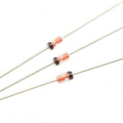 Picture of 25Pcs- 500mW 4148 1/2Watt ZENER Diodes 0.5W 1/2w 1N4148 Through Hole Voltage Regulator Zener Diodes DO-35 DIP 3 Pin Leads