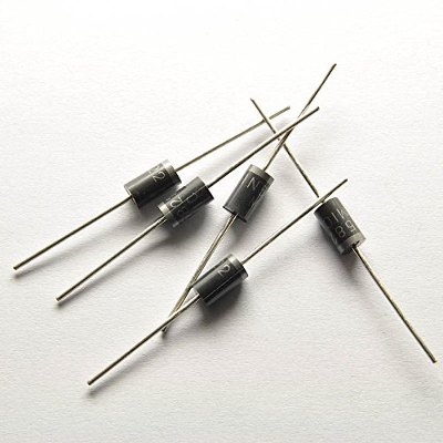 Picture of 10Pcs- BA159 BA-159 1000V 1A Rectifiers Diode Silicon Rectifier Diodes 2 Pin Leads Terminals Connections Leg