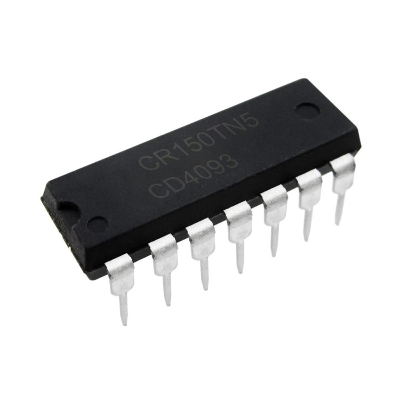 Picture of 2Pcs- CD4093BE CD4093 CD-4093 4093 DIP-14 Pin Leads Package 2-Input NAND IC Breadboard Friendly Electronics Circuitry & Parts