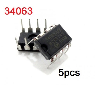 Picture of 5Pcs- MC34063 MC34063 34063 Voltage Regulators Switching Regulator DC-DC Converter DIP 8 Pin Leads IC