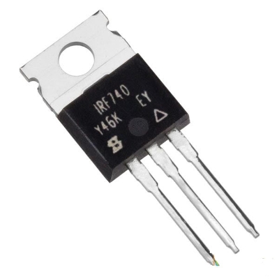 Picture of IRF740 MOSFET IRF 740 400V 10A N-Channel Power MOSFET TO-220 Package THT 3 Pin MOSFET Transistor Electrical Circuitry & Parts