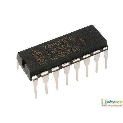 Picture of 2Pcs- 74595 SN74HC595N 74HC595 74LS595 DIP 14 Pin Leads IC Dual In Line Package 