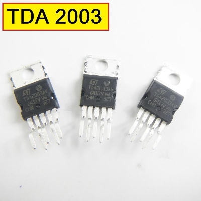 Picture of 2Pcs- TDA2003A TDA2003 TDA 2003 8V 18V 10W 5 Pin Car Audio Amplifier IC TO-220-5 Package 10 Watt Mono Hi-Fi Audio Power Amplifier IC Home Entertainment Amplifiers