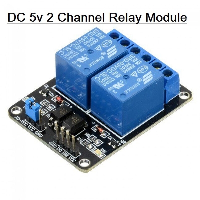 Picture of 2CH 5V REALY Switches Module DC 5V Dual Channel Relay Control Module With Screw Terminal For Arduino Two 2 Channel DC5V With Optocoupler Protection