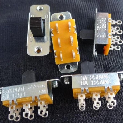 Picture of 5Pcs- DPDT Slide Switch 2 Positions 6 Pin Panel Mount Big Size Switches For Electrical DIY