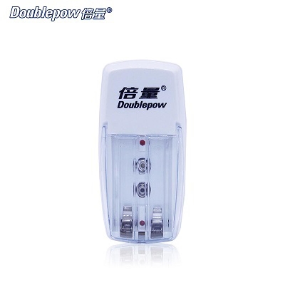 Picture of 2 Battery Chargers Adapters DOUBLE-POW 2 Slots Battery Charger 1.2V Batteries Charger Adapters AAA AA 1.2V Battery Can Be Charge