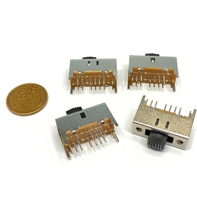 Picture of 3Pcs- Slide Switch 16 Pin 3 Position Steel Body