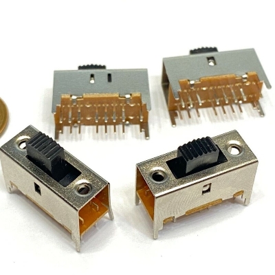 Picture of 3Pcs- Slide Switch 16 Pin 3 Position Steel Body