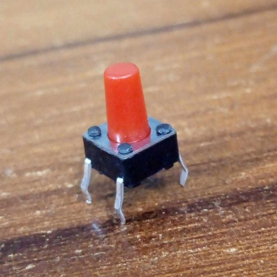 Picture of 10Pcs- RED Head 6mm Momentary 4Pin Tactile Tact Push Button Switch 4 Pin 6x6x10mm On Off DIP Through Hole Touch Switch Momentary Push Button Switch Square Push Switch Light Switches