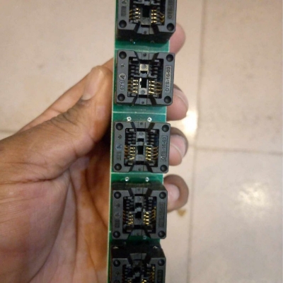 Picture of SOIC8 SOP8 To DIP8 Programmer Adapters Socket Converter Module 150mil For 25xx EEPROM Flash 8 Pin SMD Programming Leads