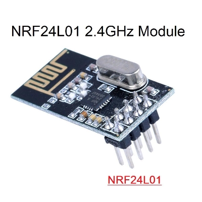 Picture of NRF24L01 NRF 24L01 Module 8 Pin Leads Header For Cables - Multi Plug - Multi Plug