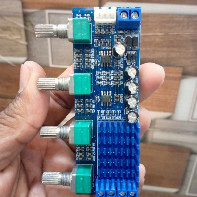 Picture of XH-M577 TPA3116D2 2x30W Stereo HIFI Power Amplifier Board NE5532 Bass Treble Midrange Control Amplifier Board