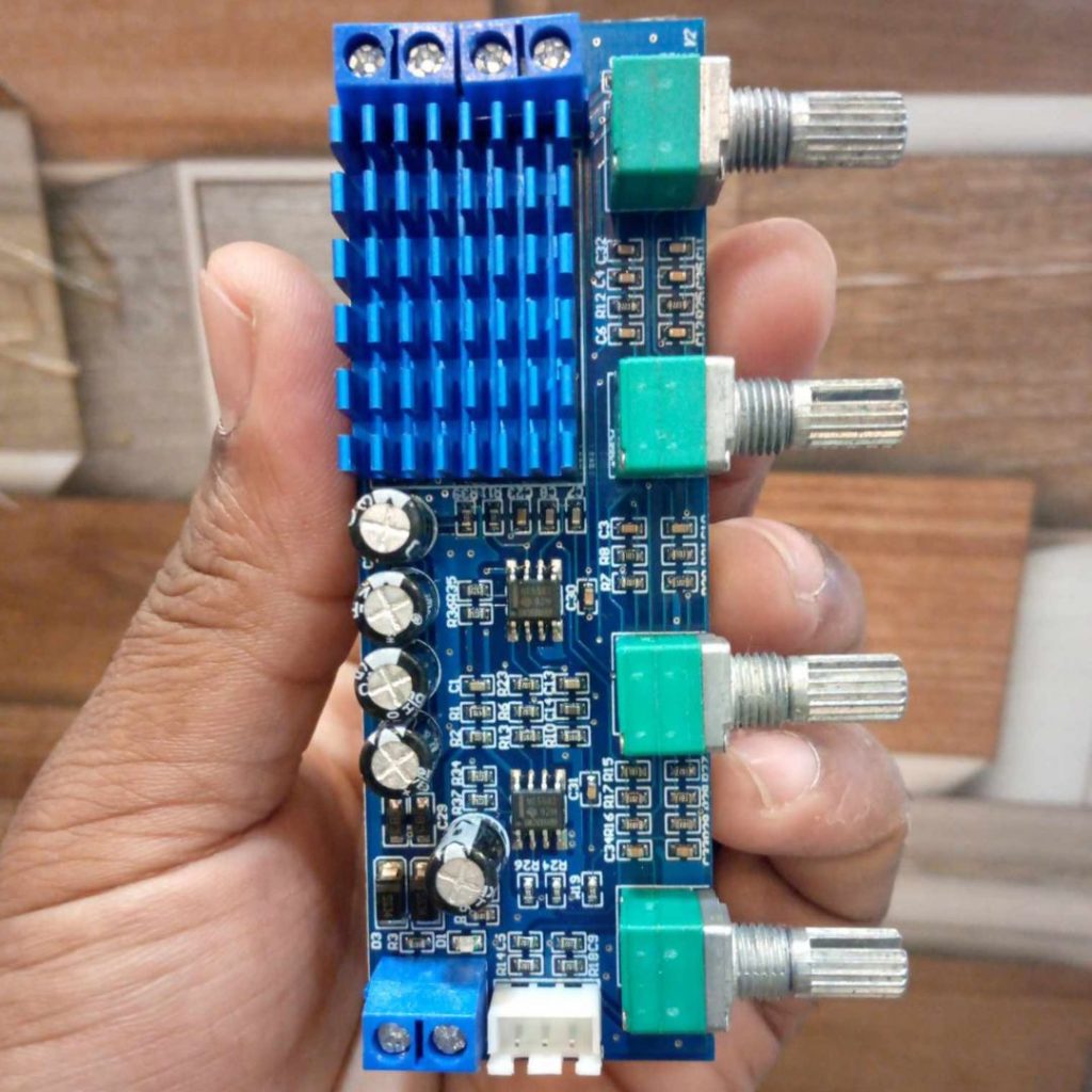 Picture of XH-M577 TPA3116D2 2x30W Stereo HIFI Power Amplifier Board NE5532 Bass Treble Midrange Control Amplifier Board