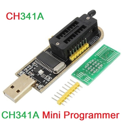 Picture of CH341A CH-341A USB Programmer CH341A 24 25 Series EEPROM Flash BIOS USB Programmer SOIC8 SOP8 Adapters Module Motherboard