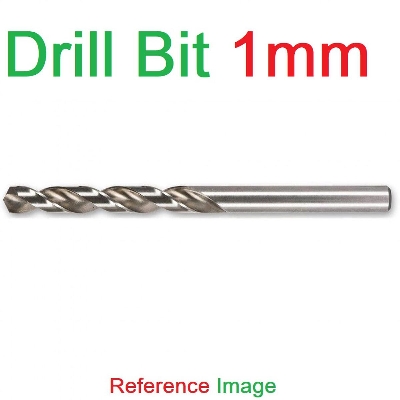 Picture of 2pcs 1mm Drill Bit 1mm HSS Twist Drill Bits 1mm High Speed Stainless Steel Drill Bits With 1mm Shank For Drill Machine Chuck Tool Sets