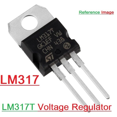 Picture of 2Pcs- LM317T LM317 Voltage Regulator IC LM317 IC Adjustable Voltage Regulator 1.2V to 37V 1.5A TO-220 3 Pin Leads LM317 Transistor IC