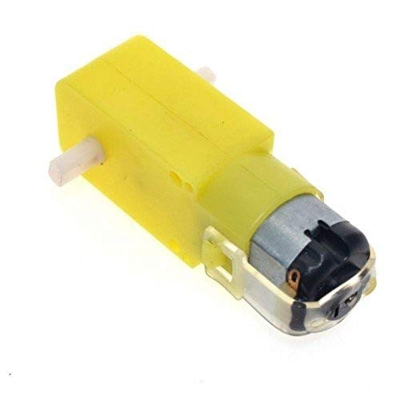 Picture of YELLOW Plastic Gear Motor DC 3V 6V 130RPM Gear Motor Dual Shaft Smart Robot Car TT Gear Motor Double Shaft Dual Axis Geared TT Motor For Smart Robot Car Toys Tool Sets